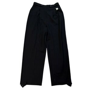 Halara Wide Leg Dress Pants with Button Detail - Size M